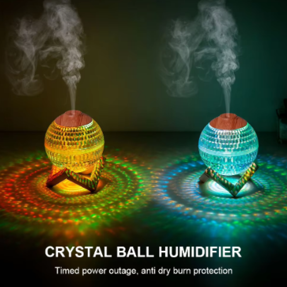 Humidificador lampara bola disco rgb