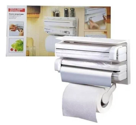 Dispensador Triple De Papel